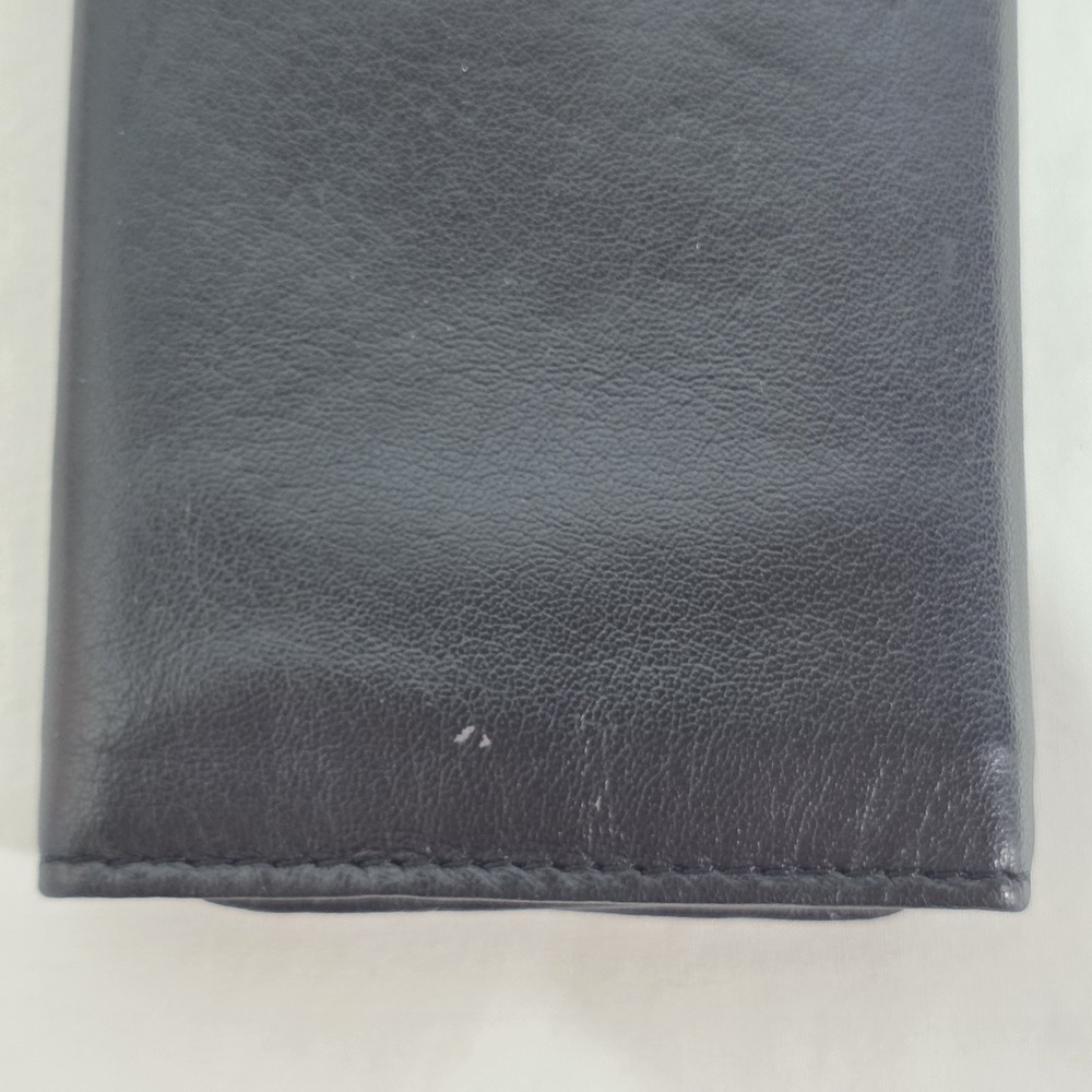 Wilsons Leather Men's Black Genuine Leather Trifold Wallet w/ ID Window, Cards - Picture 7 of 10